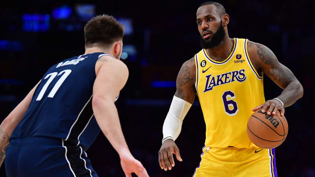 Luka Dončić and LeBron James